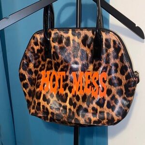 NEW!! HOT MESS- LEOPARD PRINT BAG